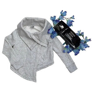 Z by Zella NWT Lightweight Heather Grey Jacket Girls S (7/8)